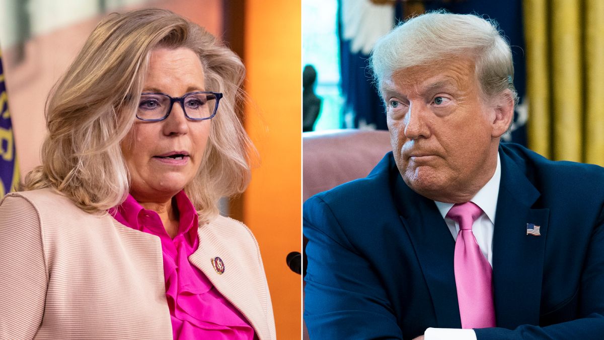 Liz Cheney and Donald Trump