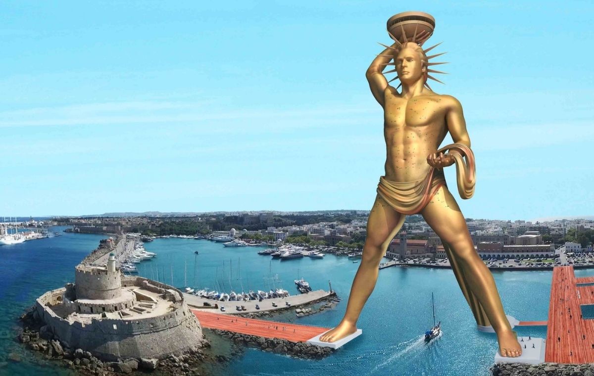 THE COLOSSUS OF RHODES, GREECE