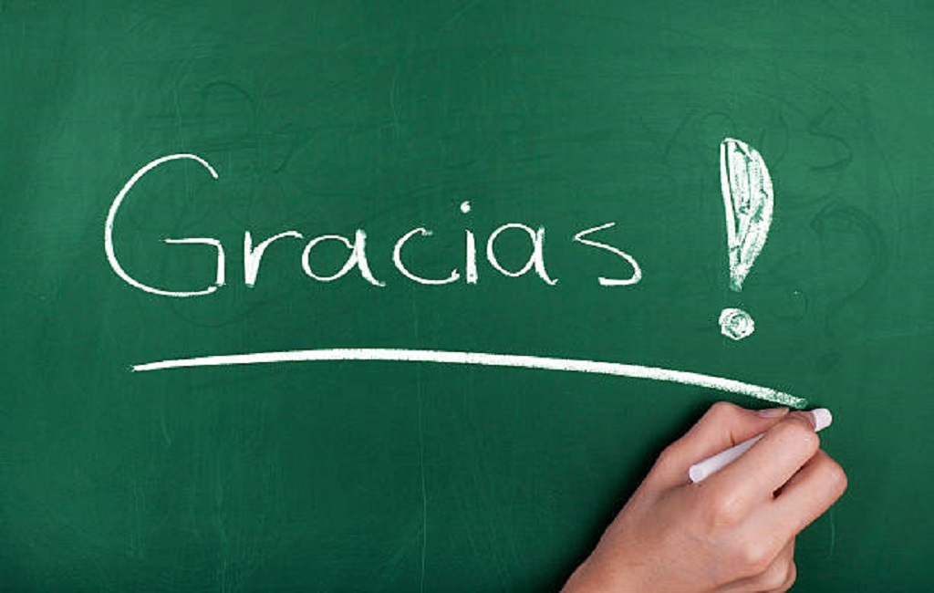 Thank you in Spanish